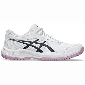 Tênis Asics Court Slide 4 Feminino Branco Rosa