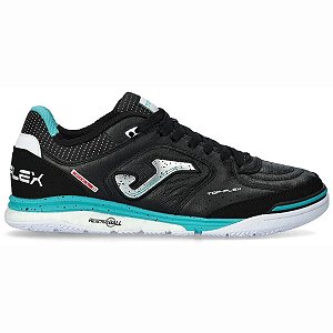 Chuteira Futsal Joma Top Flex Rebound Unissex Preto Verde