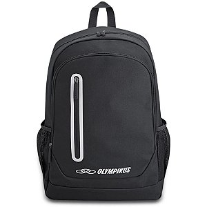 Mochila Olympikus Braze Unissex Preta Prata Esportiva