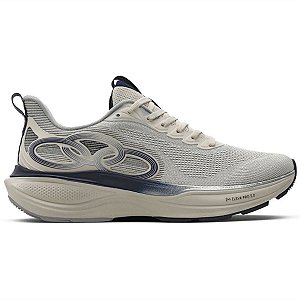 Tênis Olympikus Pride 4 Unissex Cinza Azul Corrida Leve