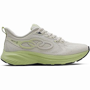 Tênis Olympikus Swift 5 Feminino Bege Verde Conforto