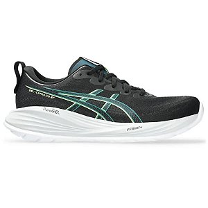 Tênis ASICS Cumulus 27 Masculino Preto Amarelo Neutro