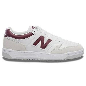 Tênis New Balance 480 Low Unissex Original Urbano Branco