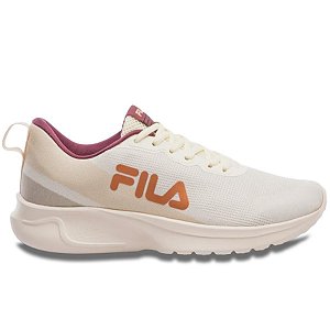 Tênis Fila Vector Feminino Esportivo Leve Conforto Bege