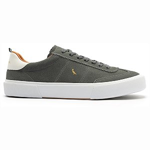Tênis Reserva Retro Suede Masculino Cinza Casual Urbano