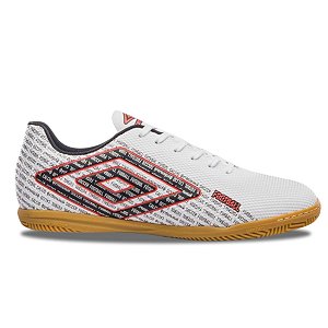Chuteira Futsal Umbro Football Original Branco Preto