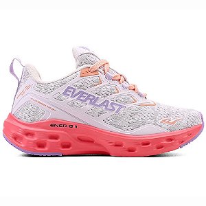 Tênis Everlast Climber Run Feminino Branco Lilás Training