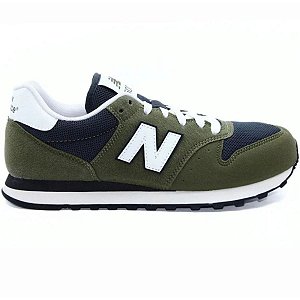Tenis Masculino New Balance Nb 500v2 Original Casual Verde