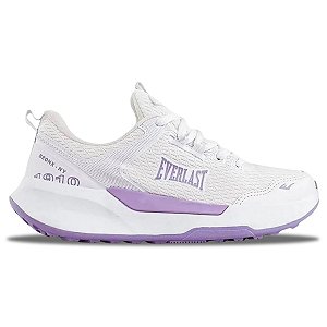 Tênis Everlast Solo Feminino Branco Lilás Treinos Academia