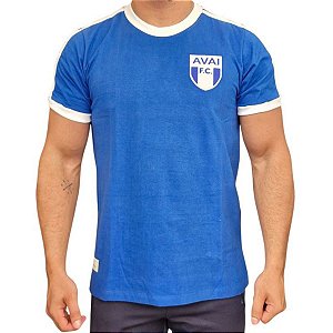 Camiseta Avaí 1970 Azul Oficial Licenciada Retro Mania
