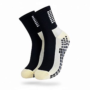 Meia Socks Antiderrapante Futebol Contra Torções Adulto