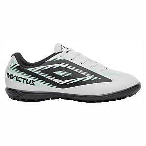 Chuteira Society Umbro Invictus Infantil Branco Preto