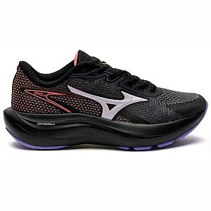 Tênis Mizuno Virtue 2 Feminino Preto Corrida Academia Treino