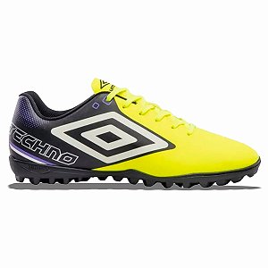 Chuteira Society Umbro Techno II Infantil Amarelo Preto