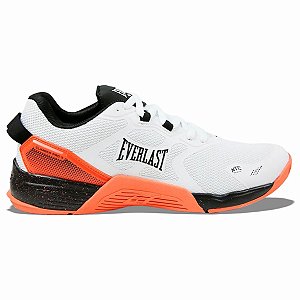 Tênis Everlast Climber Pro 3 Unissex BrancoLaranja Training