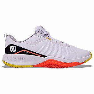 Tênis Wilson Smash All Court Unissex Branco Amarelo