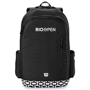 Mochila Wilson Team Rio Open 2026 Preta Backpack