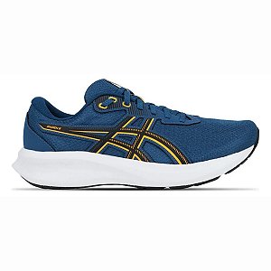 Tênis Asics Raiden 5 Masculino Azul Marinho Laranja Corrida