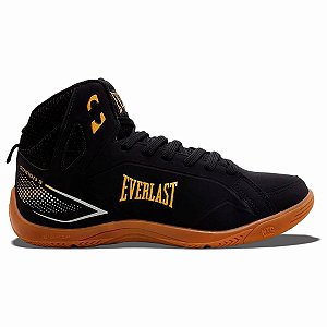 Tênis Everlast Station 3 Unissex Preto Dourado Fight