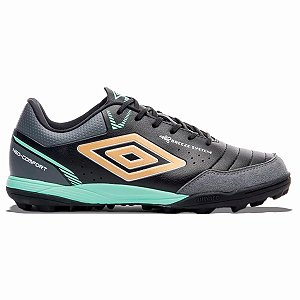 Chuteira Society Umbro Neo Comfort Preto Verde Original
