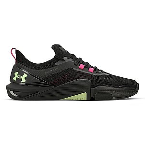 Tênis Under Armour Tribase Cross 2 SE Preto Rosa Unissex