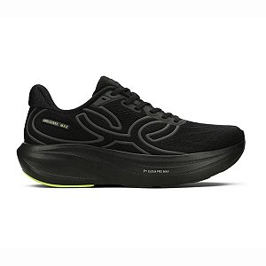 Tênis Masculino Corre Max Preto Verde Corrida Olympikus