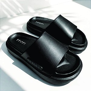 Chinelo Colcci Nuvem Cloud Slide Unissex Preto Confortável