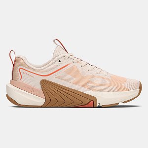 Tênis Under Armour Tribase Reps 3 Unissex Bege Rosa