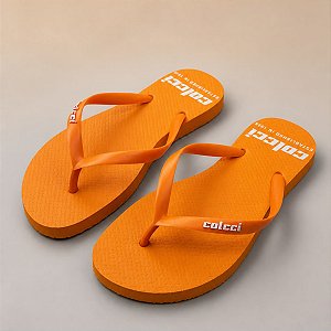 Chinelo Sandália Colcci Established Unissex Casual Laranja