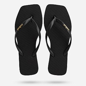 Chinelo Sandália Colcci Metal Unissex Casual Preto