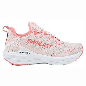 Tênis Everlast Climber Run Unissex Rosa Branco Training