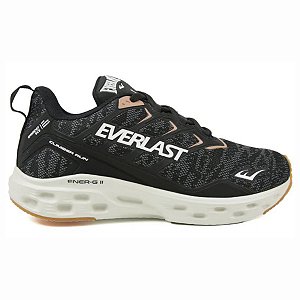 Tênis Everlast Climber Run Unissex Preto Bege Training