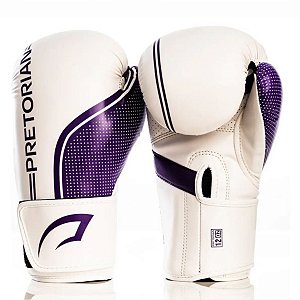Kit Luva Boxe Pretorian First FX1 Lilas Bucal Bandagem