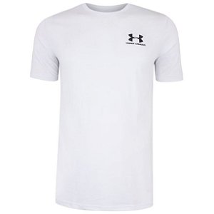 Camiseta Under Armour SportStyle Left Chest Masculino Branco