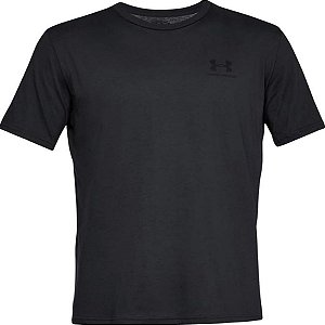 Camiseta Under Armour SportStyle LC SS Masculino Preto