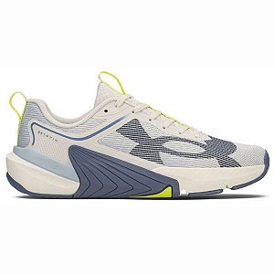 Tênis Under Armour Tribase Reps 3 Bege Azul Lançamento