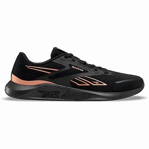 Tênis Reebok NanoFlex TR3 Unissex Preto Dourado Cross