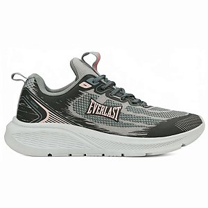 Tênis Everlast Wildcat Cinza Rosa Unissex Treinos