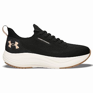 Tênis Under Armour Charged Fleek Preto Branco Unissex