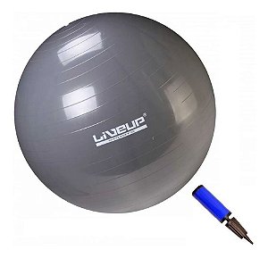 Bola Suíça 85 Cm Premium, Anti Estouro C/ Bomba - Live Up