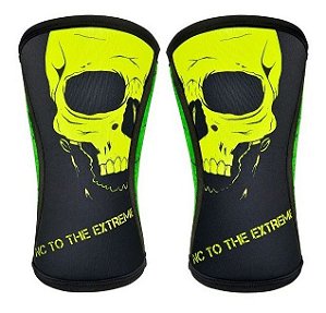 Joelheira Neoprene 7mm - Caveira Crossfit - Nc Extreme