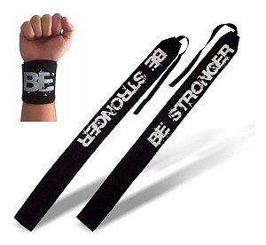 Munhequeira Pano Rígida Crossfit Wrap Lpo - Be Stronger