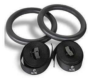Argolas Suspensão Olímpica - Nylon, Plástico Abs  - Acte