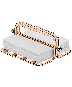 Porta Guardanapos com Peso Pequeno Rosé Gold 1611rg - Future