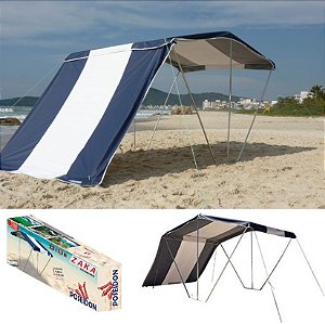 Kit Tenda Gazebo Poseidon Praia Camping Jardim + 1 Lateral - Zaka