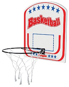 Tabela Basquete Mdf 9mm Aro Aço Reforçado 33cm Brinquedo - 111 Junges