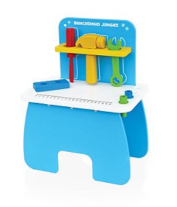 Bancada De Ferramentas Infantil Brinquedo Criança Madeira Mdf - 085 Junges