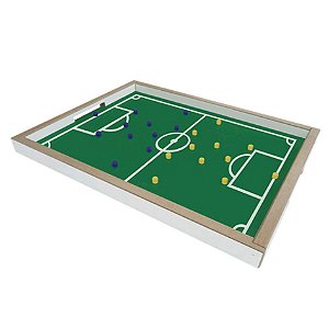 Brinquedo Jogo Dedobol Mini Campo Futebol Madeira - 610 Junges