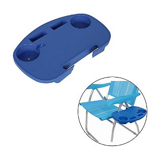 Mesa Portátil Para Cadeira De Praia Porta Celular Copos - Mor