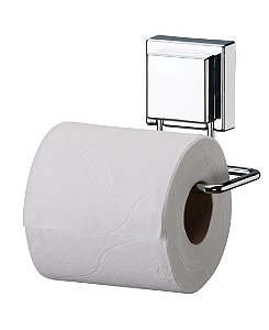 Suporte Porta Papel Higiênico Ventosa Banheiro Inox Cromado - 7005 Future